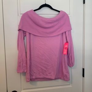 NWT Lilly Pulitzer Cowl Neck Sweater.